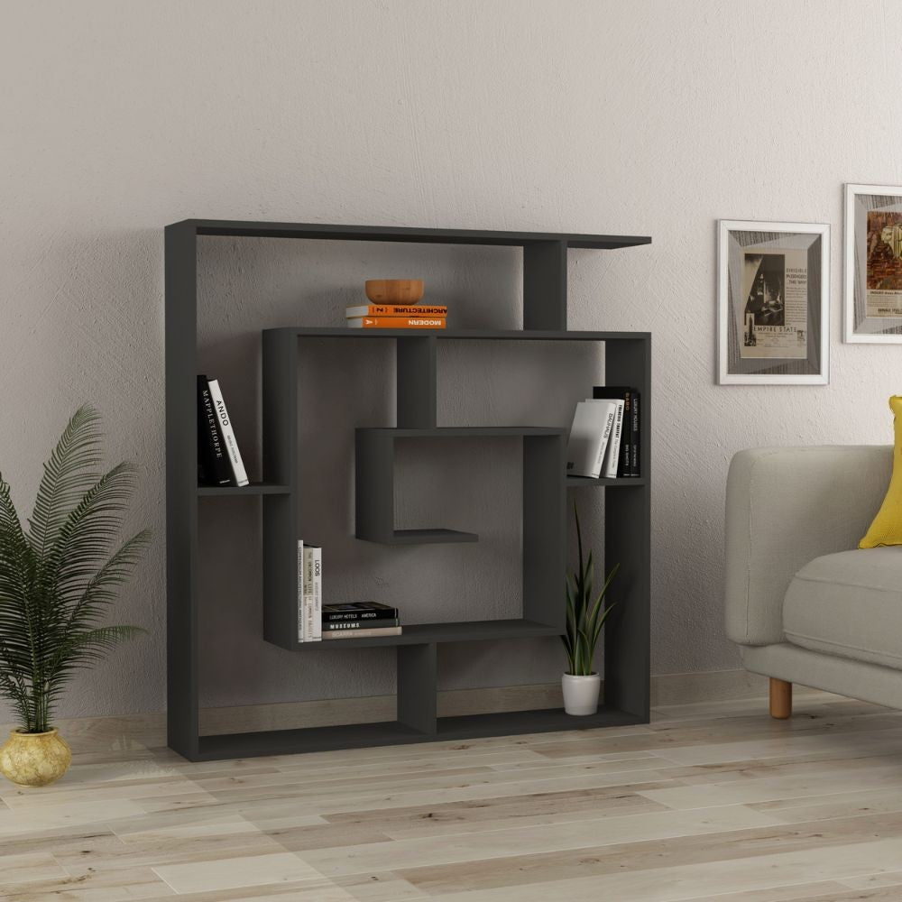 EGO ARREDO Libreria Labirent Colore Antracite