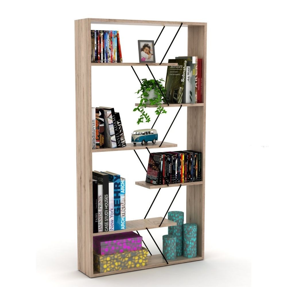 EGO ARREDO Libreria Tars Rovere 84x24x157H