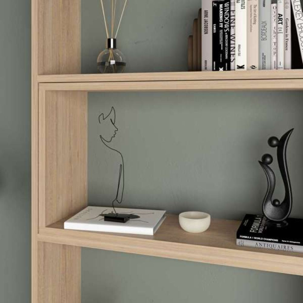 EGO ARREDO Libreria Wish Estensibile Angolare Rovere 200H