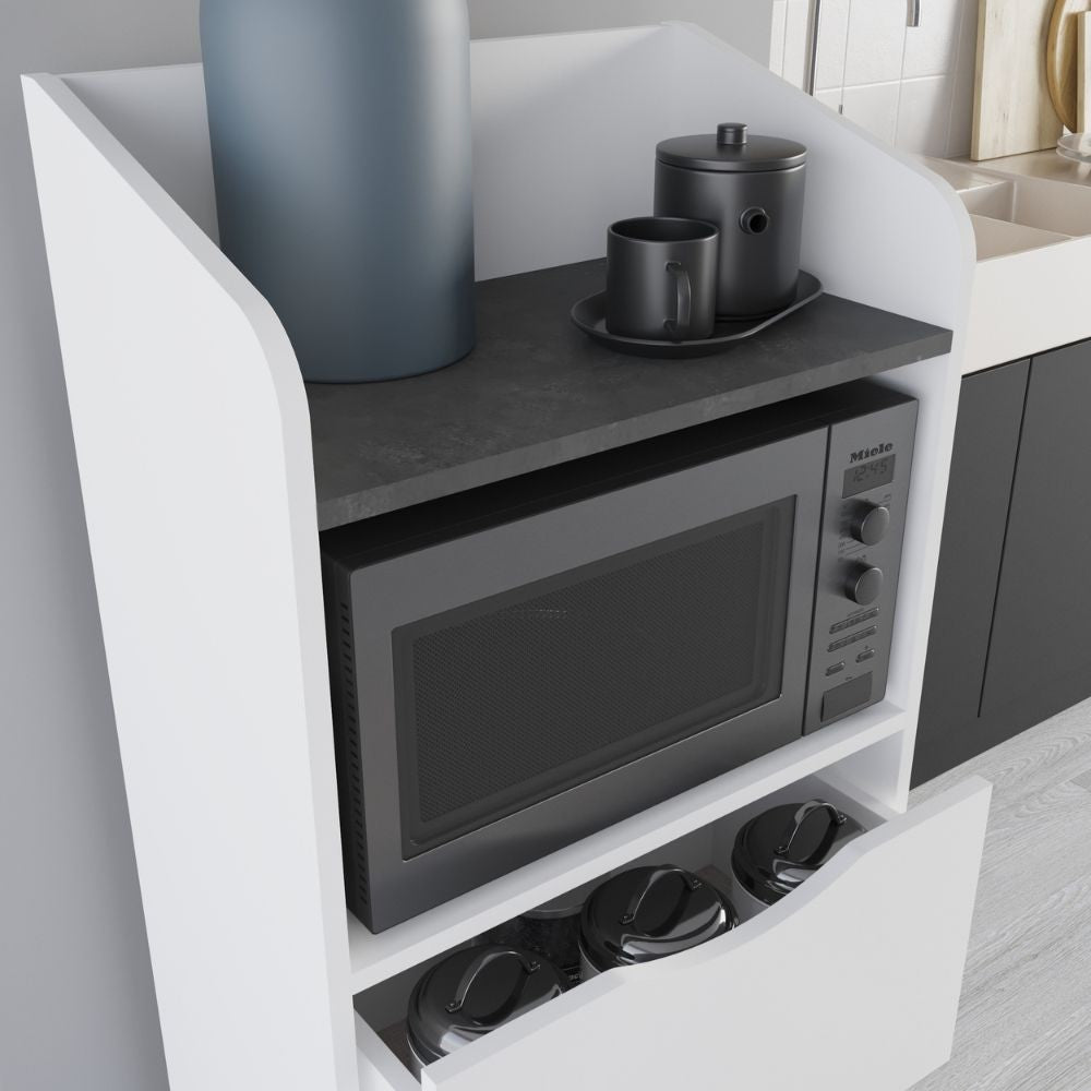 EGO ARREDO Mobile Multiuso Gorki Con Cassetti E Ripiano