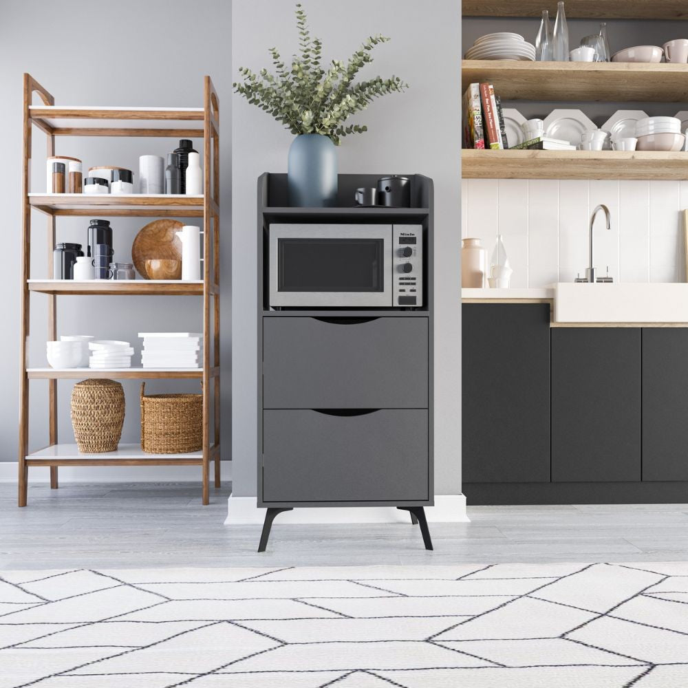 EGO ARREDO Mobile Multiuso Gorki Con Cassetti E Ripiano