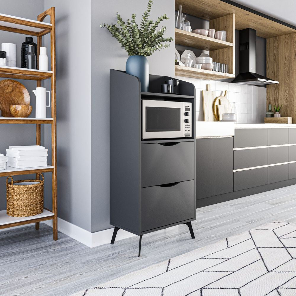 EGO ARREDO Mobile Multiuso Gorki Con Cassetti E Ripiano