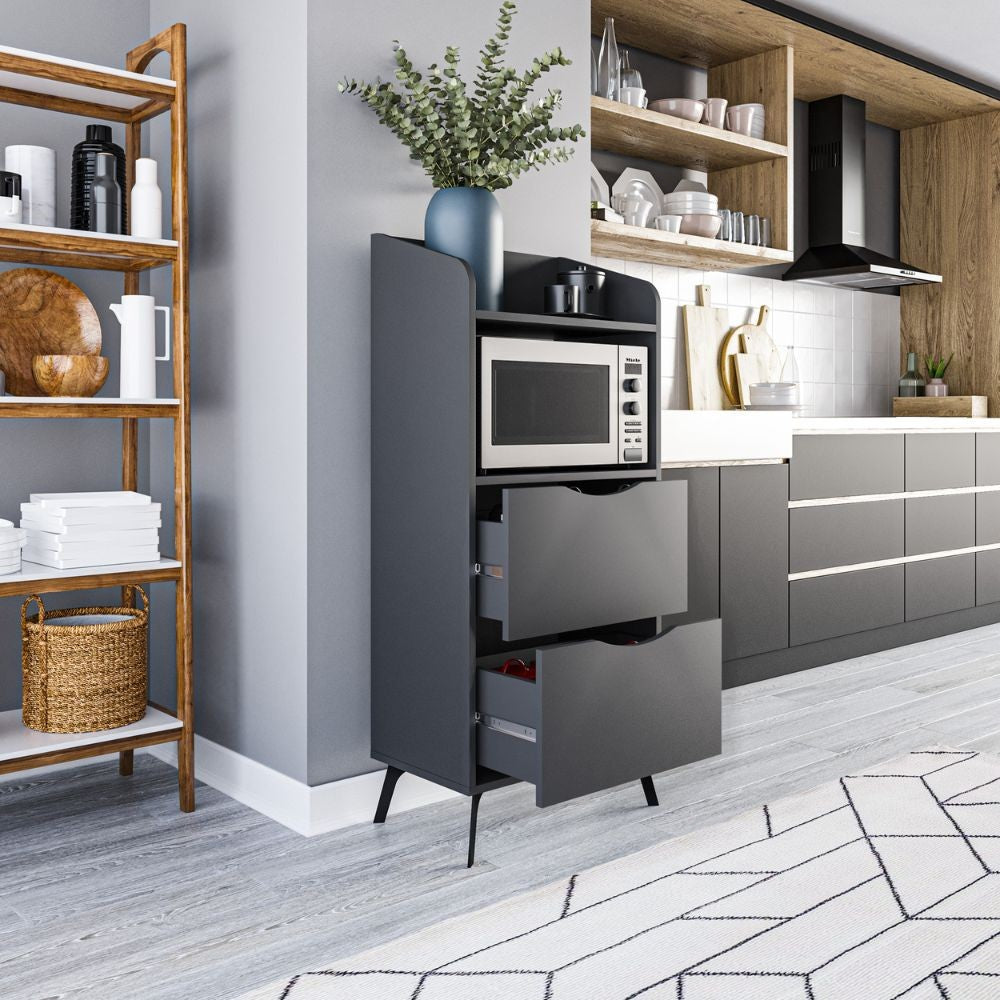 EGO ARREDO Mobile Multiuso Gorki Con Cassetti E Ripiano