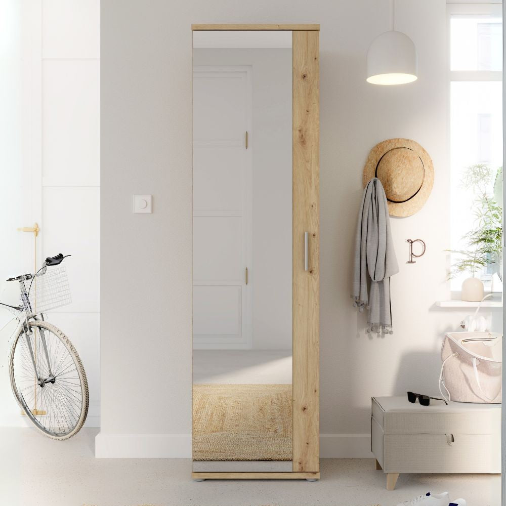 EGO ARREDO Mobile Multiuso Scarpiera Olimpia Con Anta A Specchio