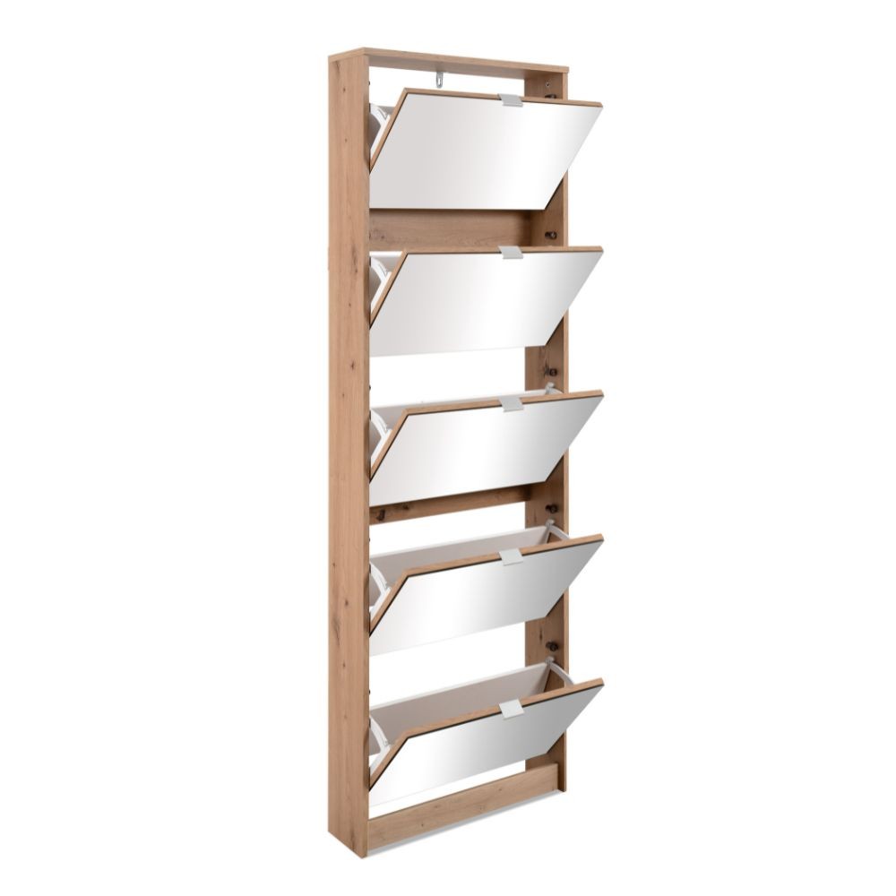 EGO ARREDO Scarpiera Koblenz 5 Ante Con Specchio