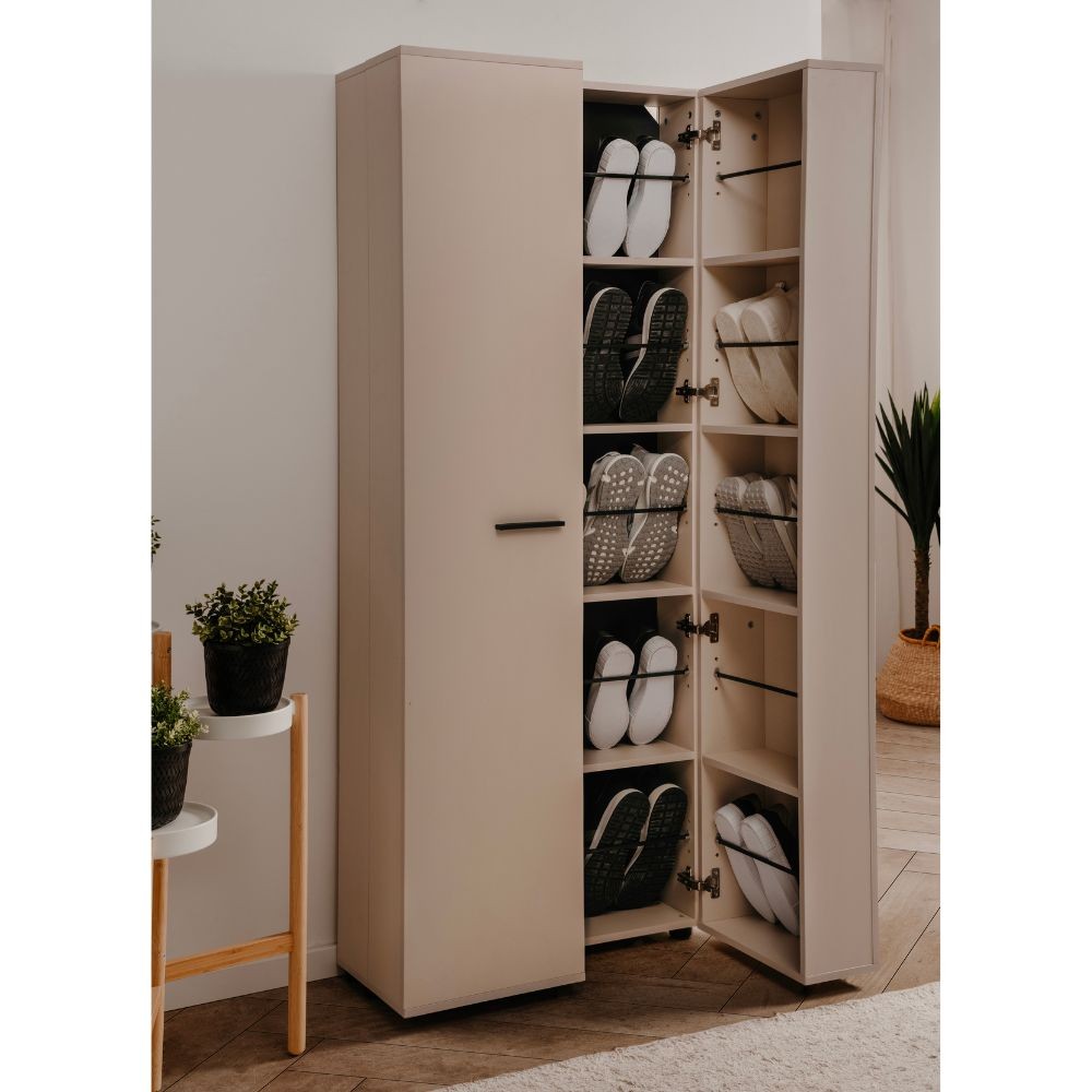 EGO ARREDO Scarpiera Lugo  Con 2 Ante E 5 Scomparti