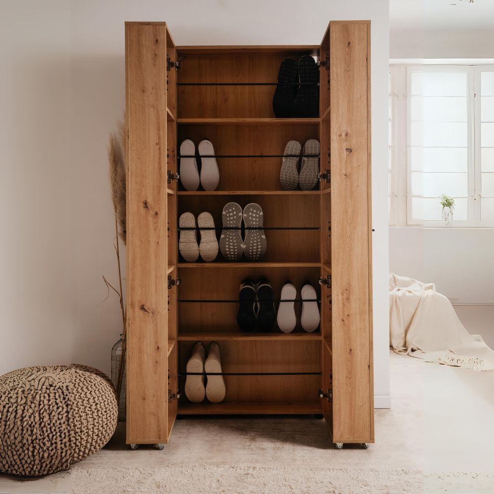 EGO ARREDO Scarpiera Lugo  Con 2 Ante E 5 Scomparti