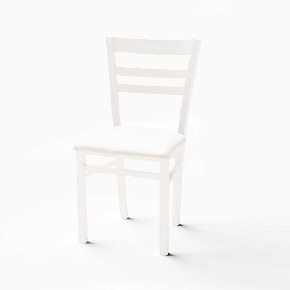 EGO ARREDO Sedia Cromica Bianco Opaco 2 pz