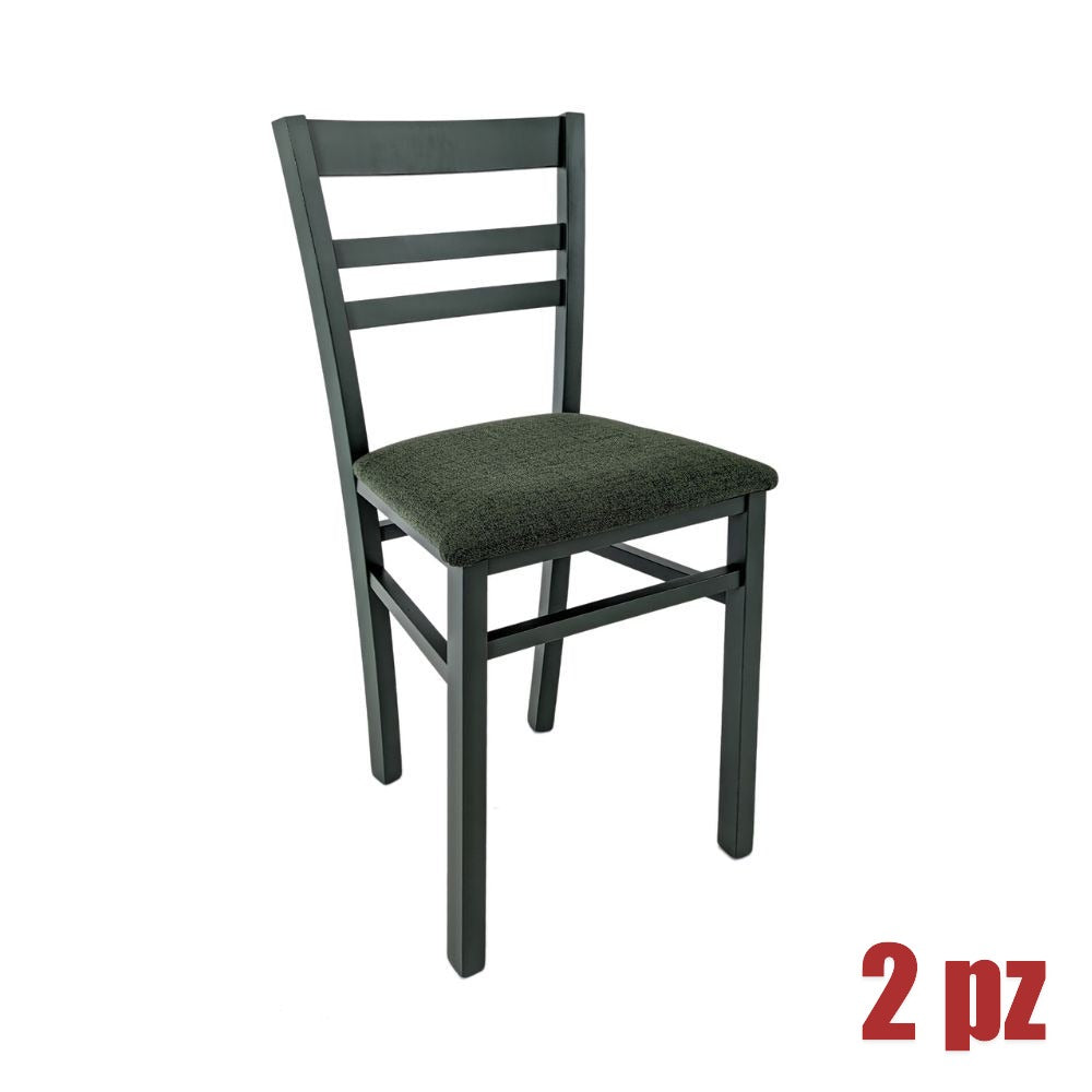 EGO ARREDO Sedia Cromica Verde 2 pz