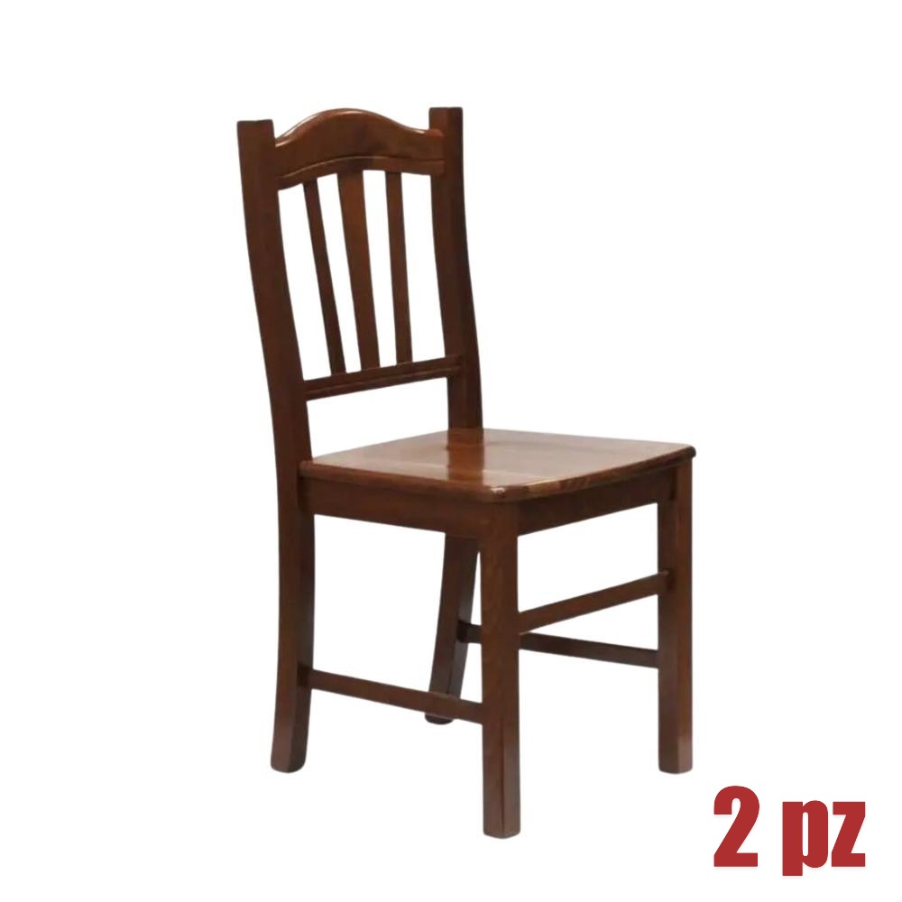 EGO ARREDO Sedia Silvana In Legno 2 pz