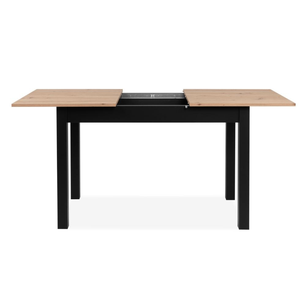 EGO ARREDO Tavolo Allungabile Coburg 120 Colore Rovere Con Gambe Nere