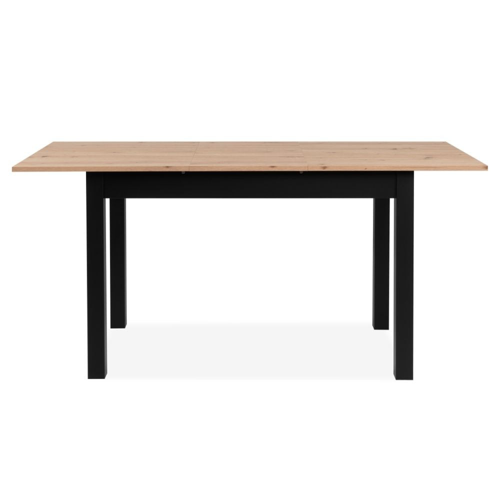 EGO ARREDO Tavolo Allungabile Coburg 120 Colore Rovere Con Gambe Nere