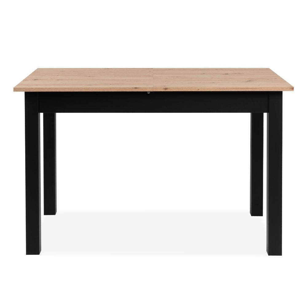 EGO ARREDO Tavolo Allungabile Coburg 120 Colore Rovere Con Gambe Nere