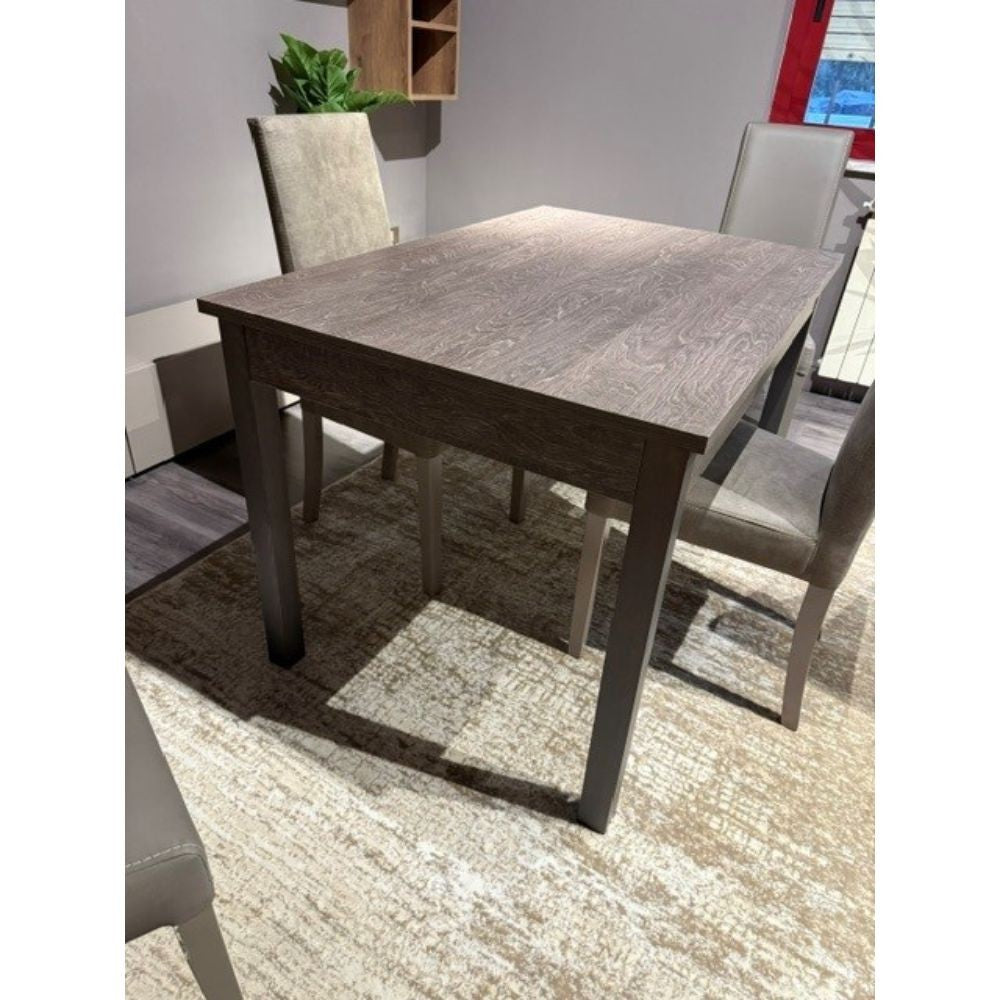 EGO ARREDO Tavolo Allungabile Firenze 120x80 Rovere Grigio