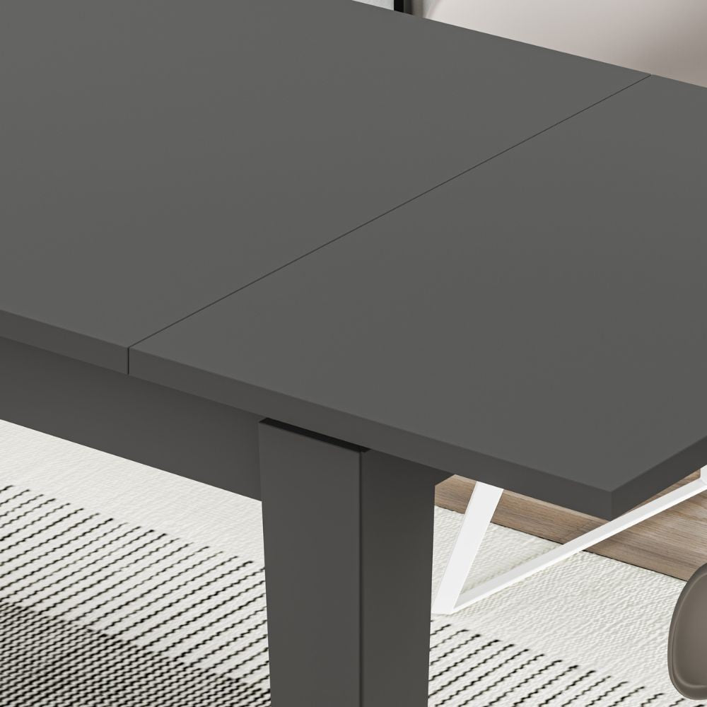 EGO ARREDO Tavolo Allungabile Megaron Antracite 120x80 Cm