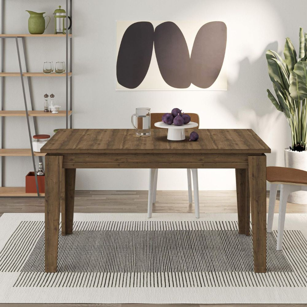 EGO ARREDO Tavolo Allungabile Megaron Colore Hitit Noce 120x80 Cm.