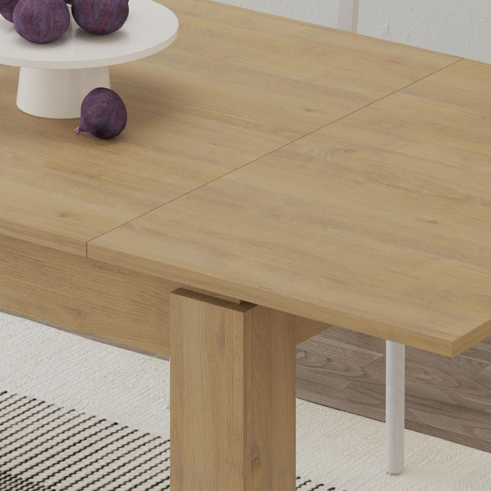EGO ARREDO Tavolo Allungabile Megaron Colore Rovere 120x80 Cm.