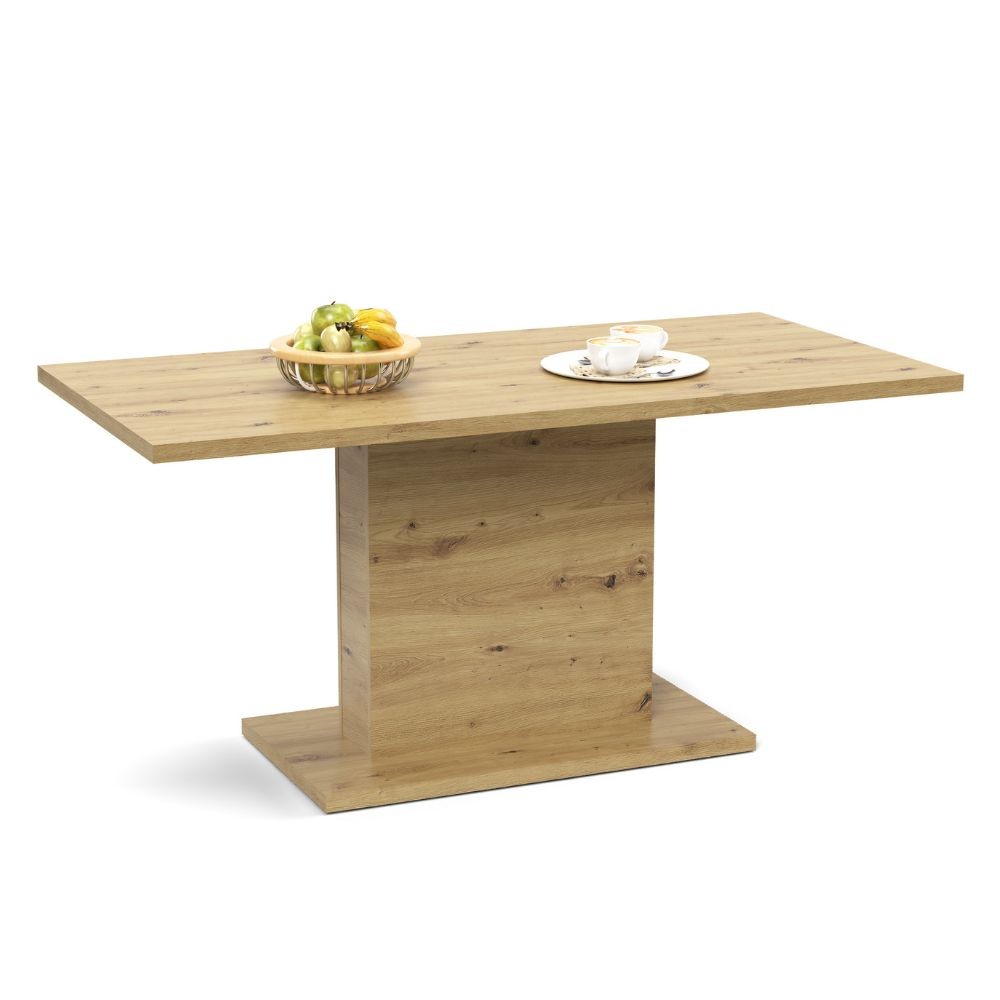 EGO ARREDO Tavolo Follow 162 Colore Rovere 160x80x75.90 Cm