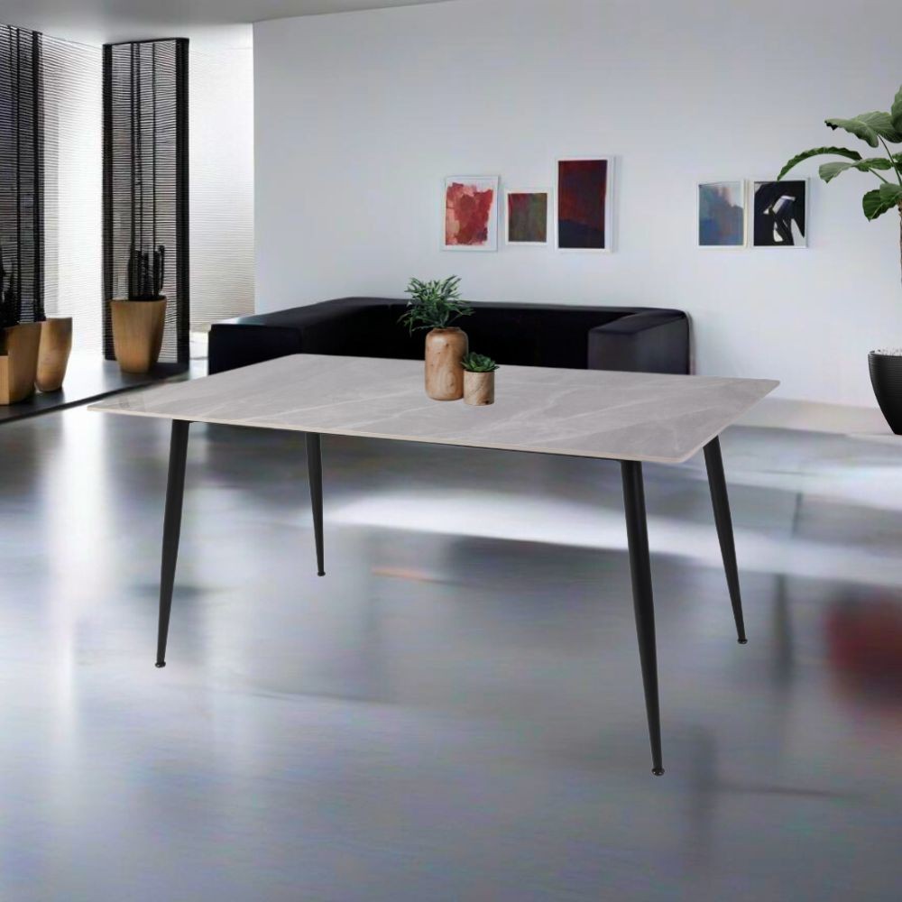 ego-arredo-tavolo-mila-160x90-top-in-ceramica-effetto-marmo-grigio-lucido-con-gambe-in-metallo-nero