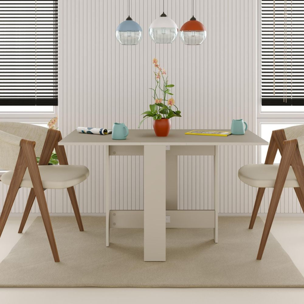 EGO ARREDO Tavolo Pieghevole Salvaspazio Artemio Colore Cashmere