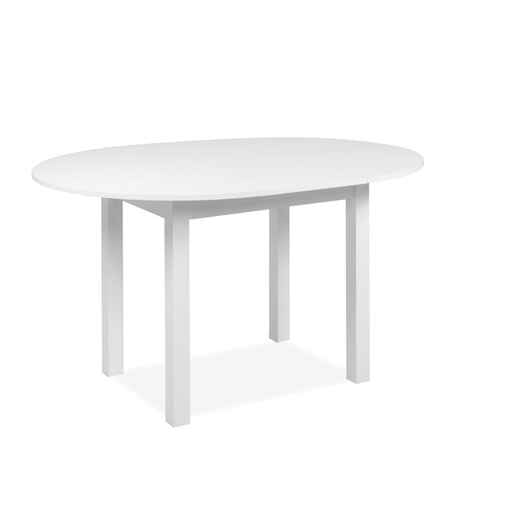 EGO ARREDO Tavolo Rotondo Allungabile Coburg 100 Colore Bianco 100x76x100 Cm.