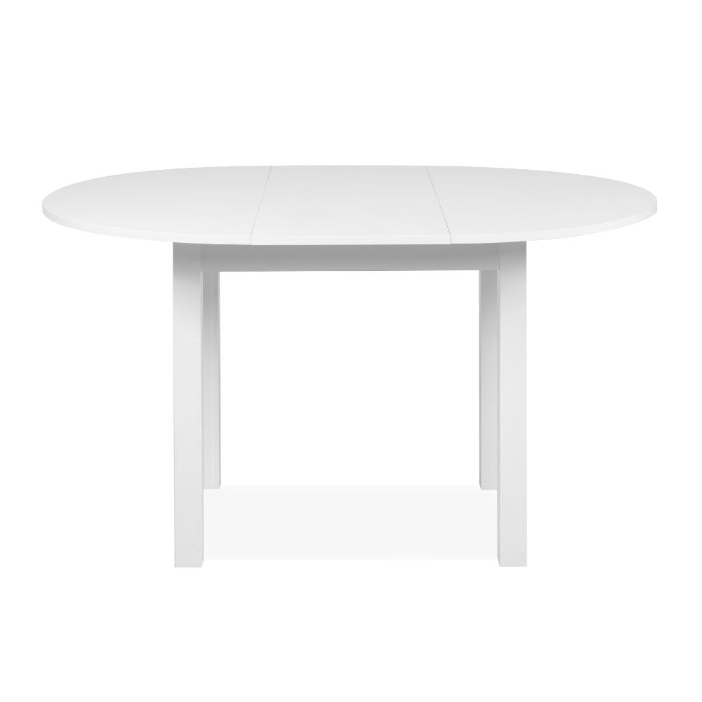 EGO ARREDO Tavolo Rotondo Allungabile Coburg 100 Colore Bianco 100x76x100 Cm.