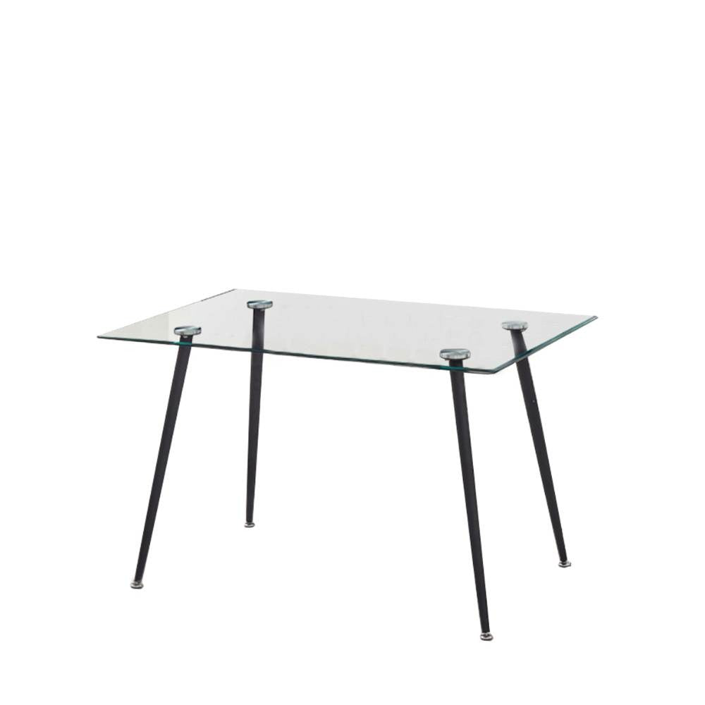 EGO ARREDO Tavolo Setfull In Cristallo Temperato 120x80x85H