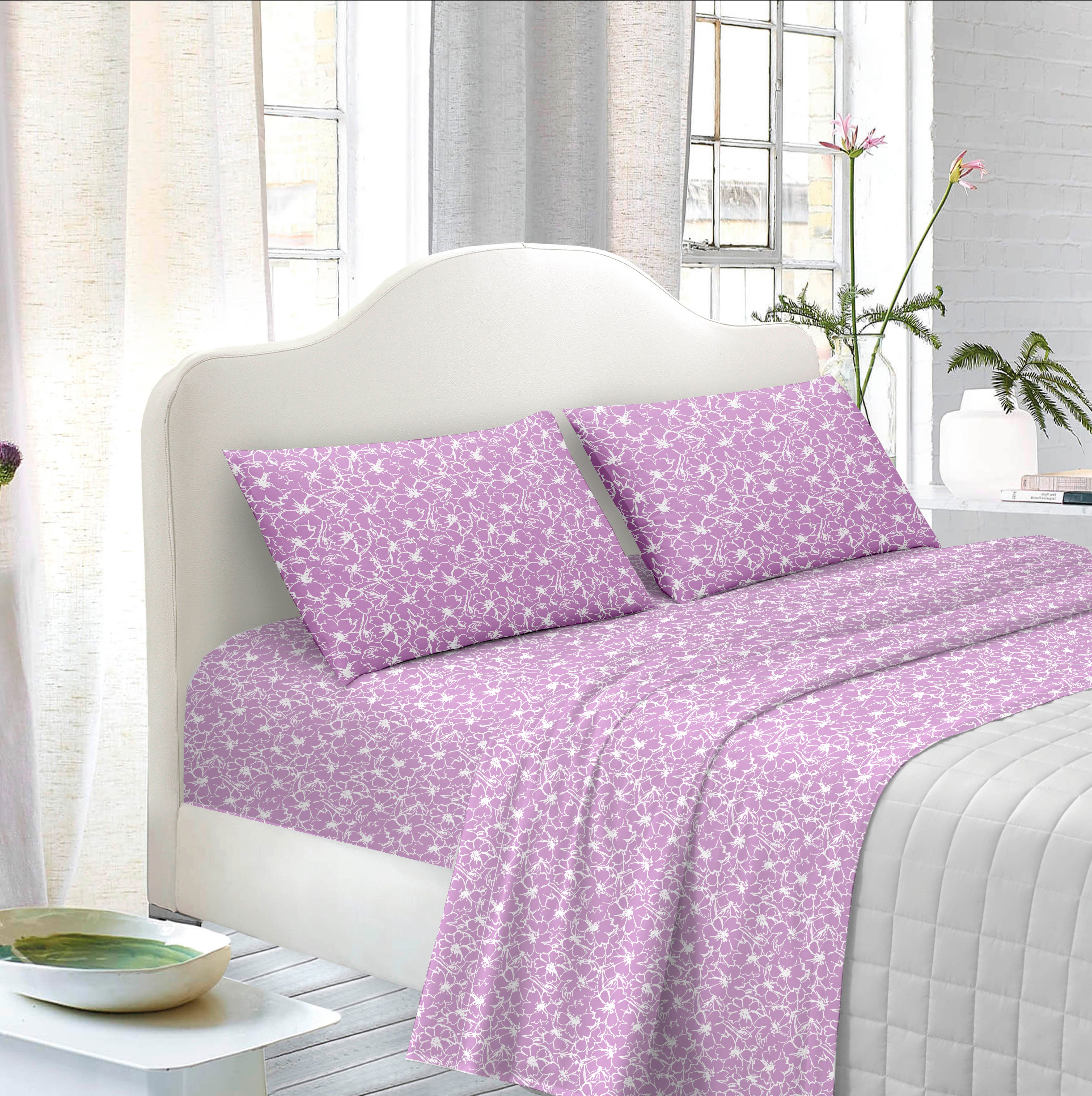 TESS HOME COLLECTION Completo letto matrimoniale Flowers