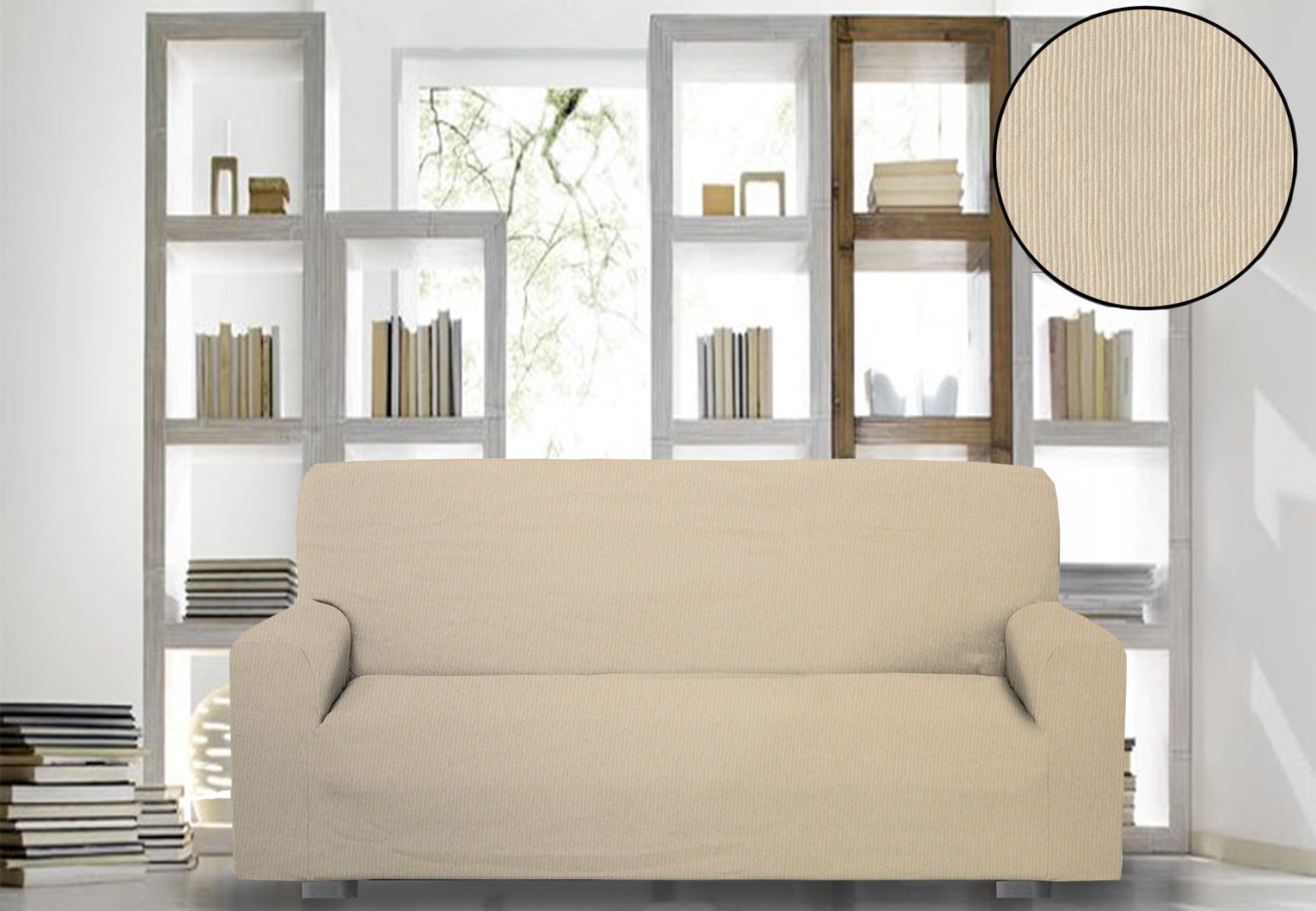 TESS HOME COLLECTION Copridivano 3 posti costine