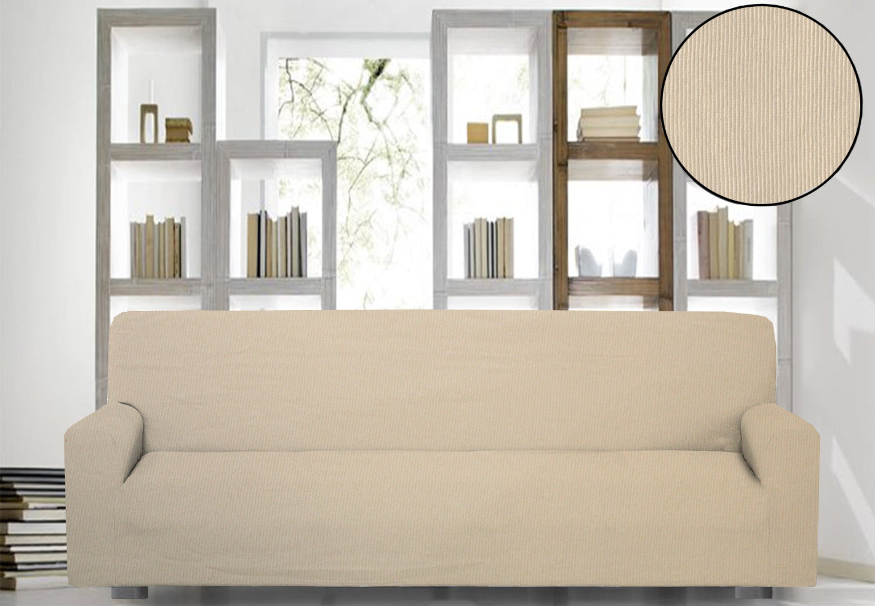 TESS HOME COLLECTION Copridivano 4 posti costine