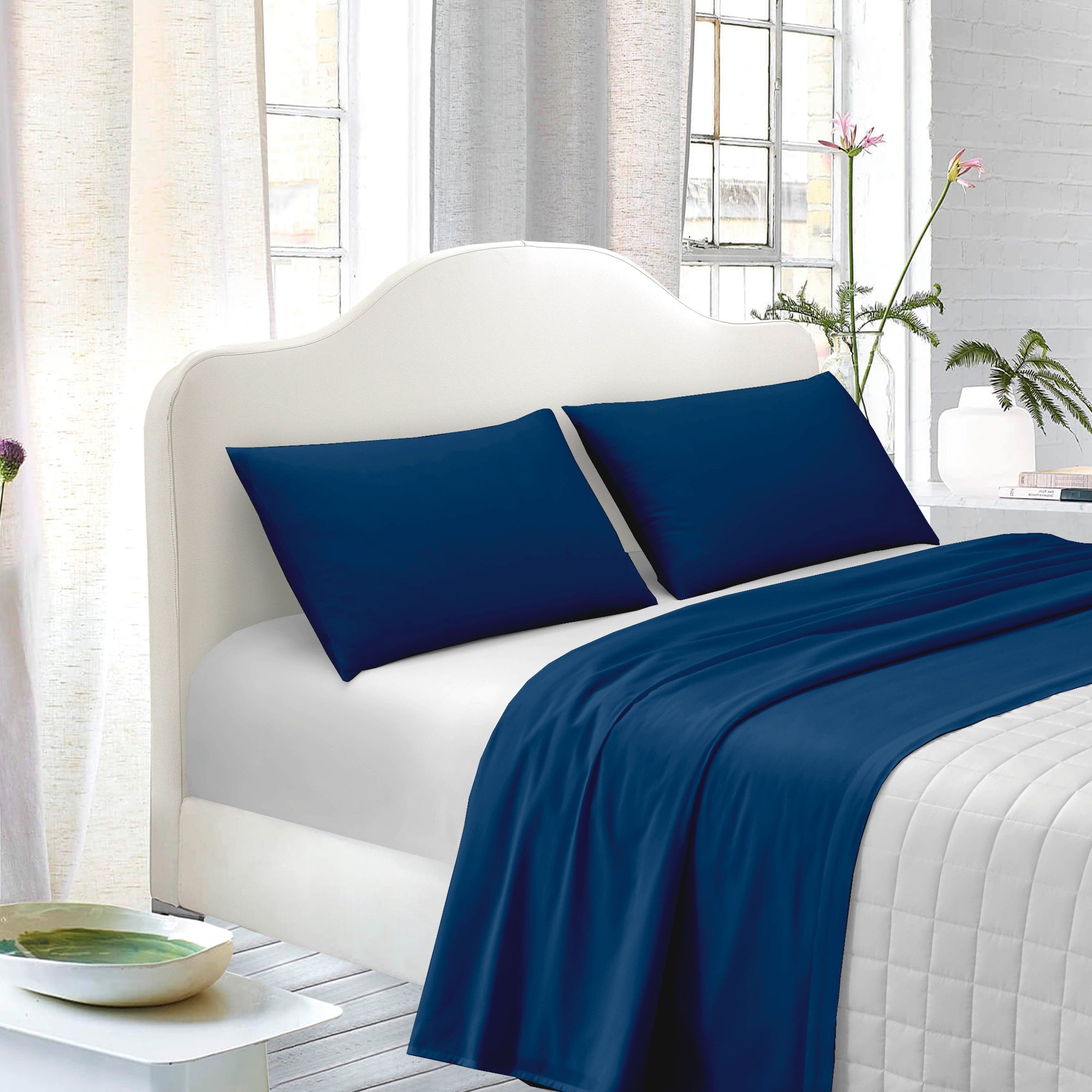 TESS HOME COLLECTION Parure Letto in Raso di Cotone 100%- Eleganza e Comfort Assoluto