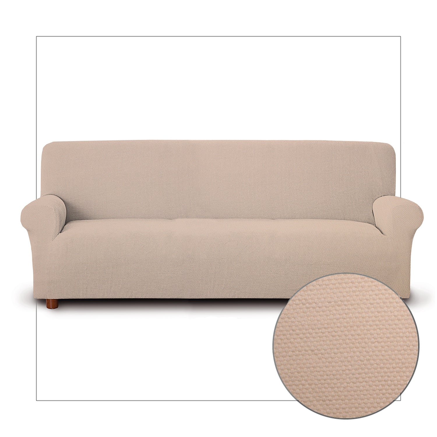 TESS HOME COLLECTION Copridivano 3 posti piquè