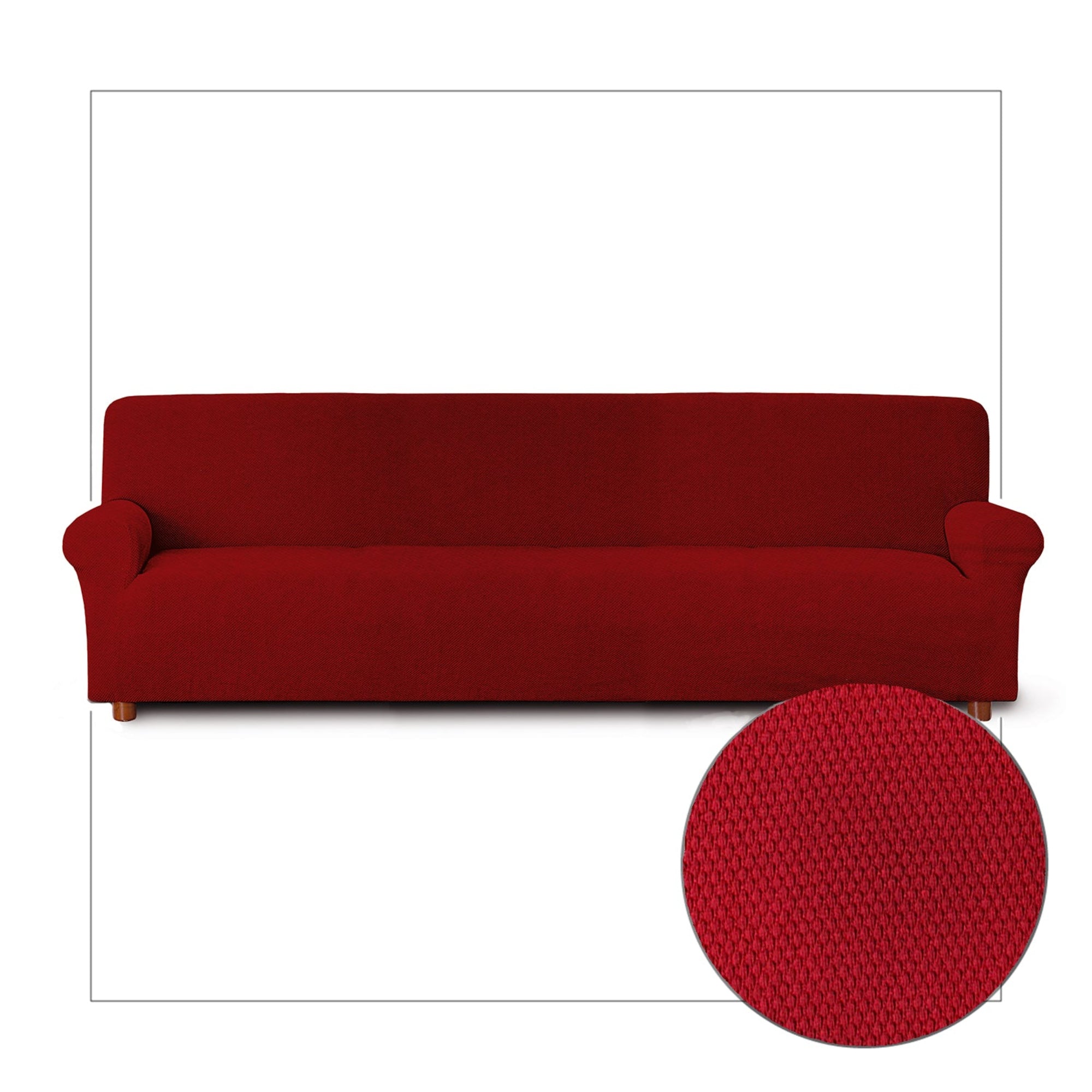 TESS HOME COLLECTION Copridivano 4 posti piquè