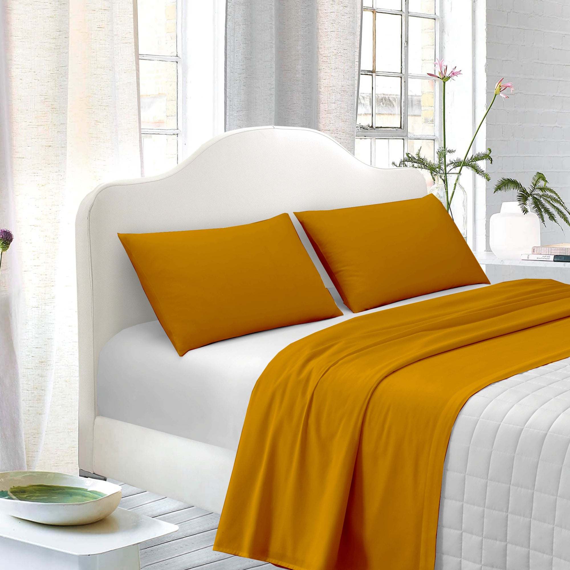 TESS HOME COLLECTION Parure Letto in Raso di Cotone 100%- Eleganza e Comfort Assoluto