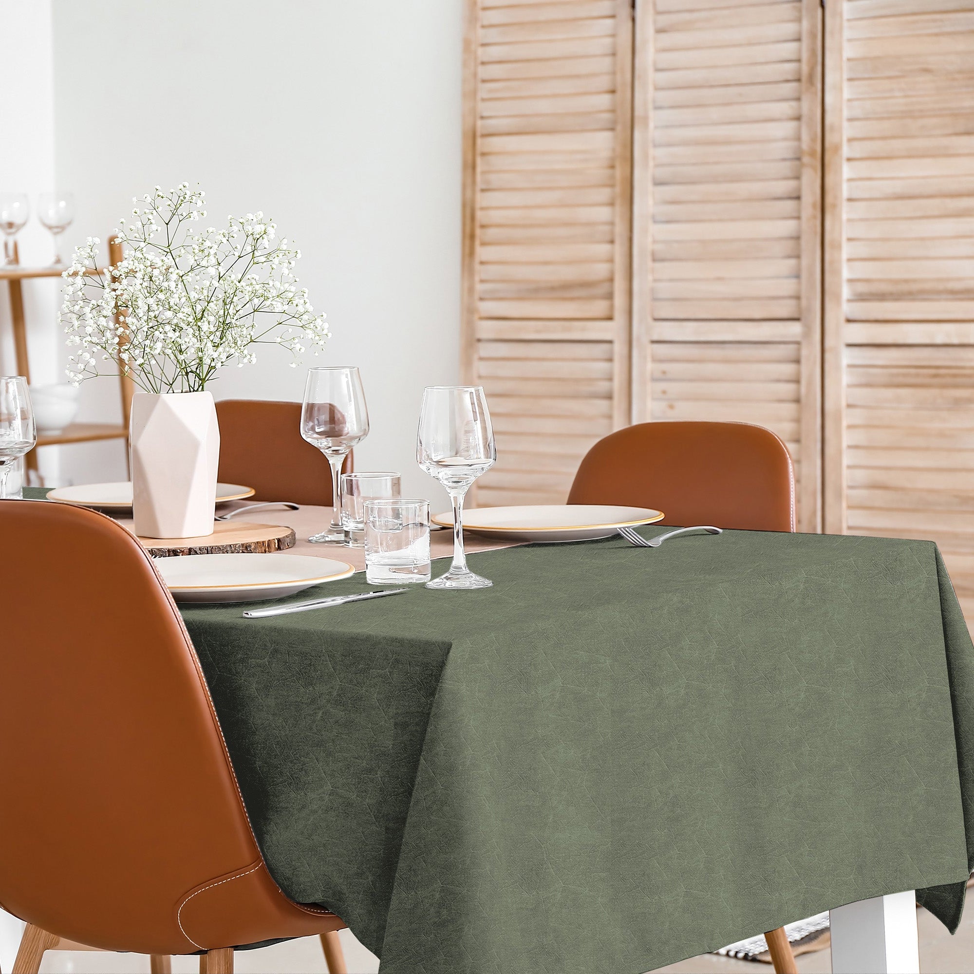 TESS HOME COLLECTION Tovaglia Misto Lino Stone Washed