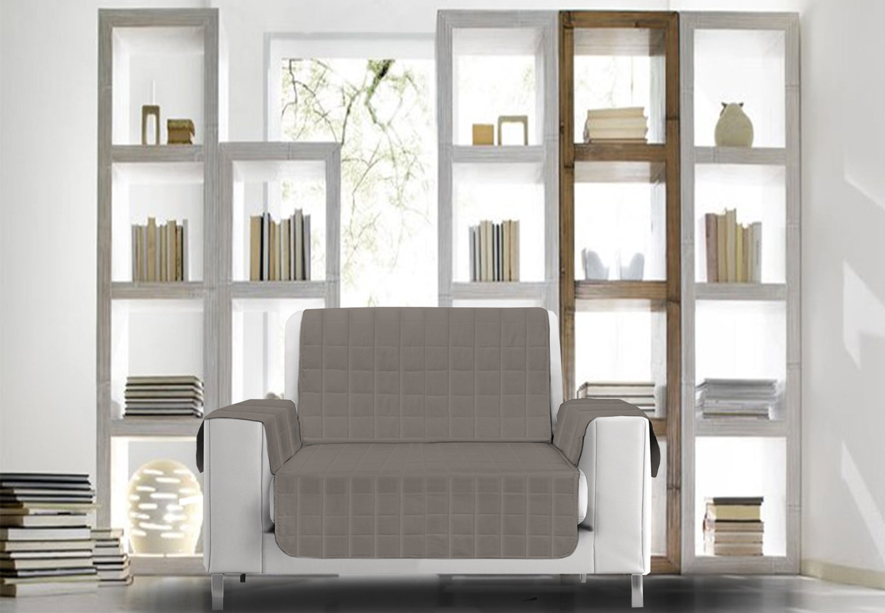 TESS HOME COLLECTION Copridivano trapuntato antimacchia e antiscivolo 2 posti